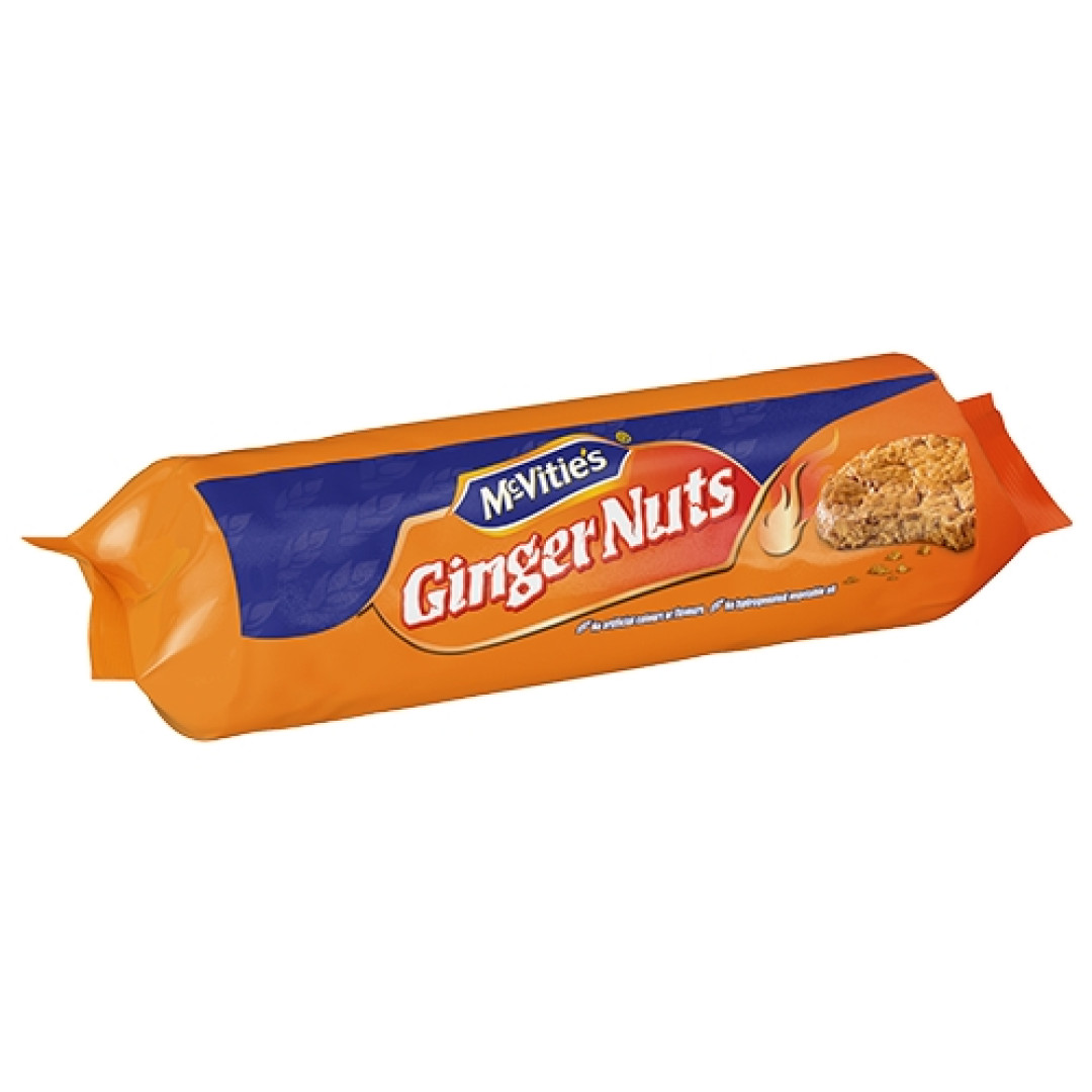 Detalhes do produto Bisc Ginger Nuts 250Gr Mc Vities Nuts