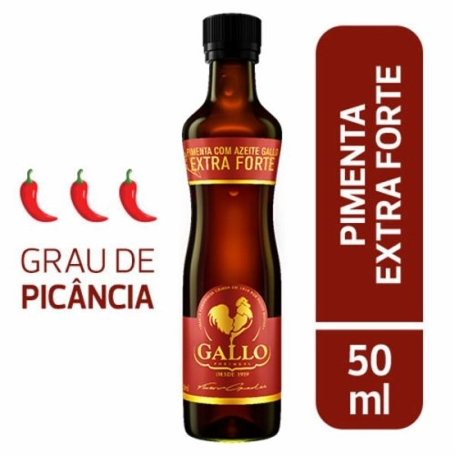Detalhes do produto Pimenta Azeite Oliva Vd 50Ml Gallo Extra Forte