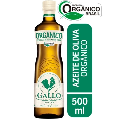 Detalhes do produto Azeite Oliva Organico Gf 500Ml Gallo Extra Virgem