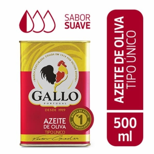 Detalhes do produto Azeite Oliva Tipo Unico Lt 500Ml Gallo .