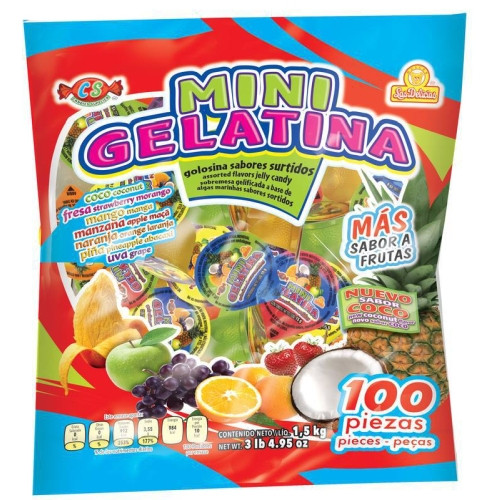Detalhes do produto Gelatina Mini 100X15Gr La Paz Frutas