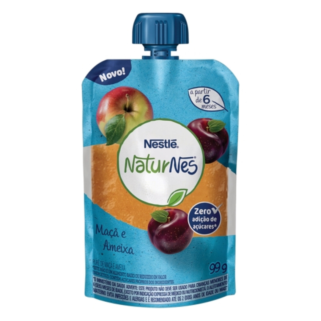 Detalhes do produto Pure Naturnes 99Gr Nestle Maca E Ameixa