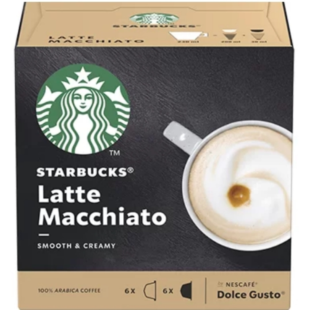 Detalhes do produto Cafe Starbucks Cap 12Un Nescafe Latte Macchiato