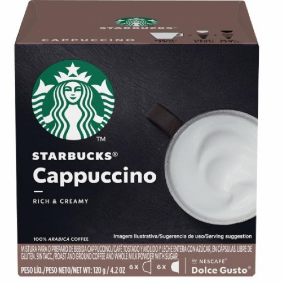 Detalhes do produto Cafe Starbucks Cap 12Un Nescafe Cappuccino