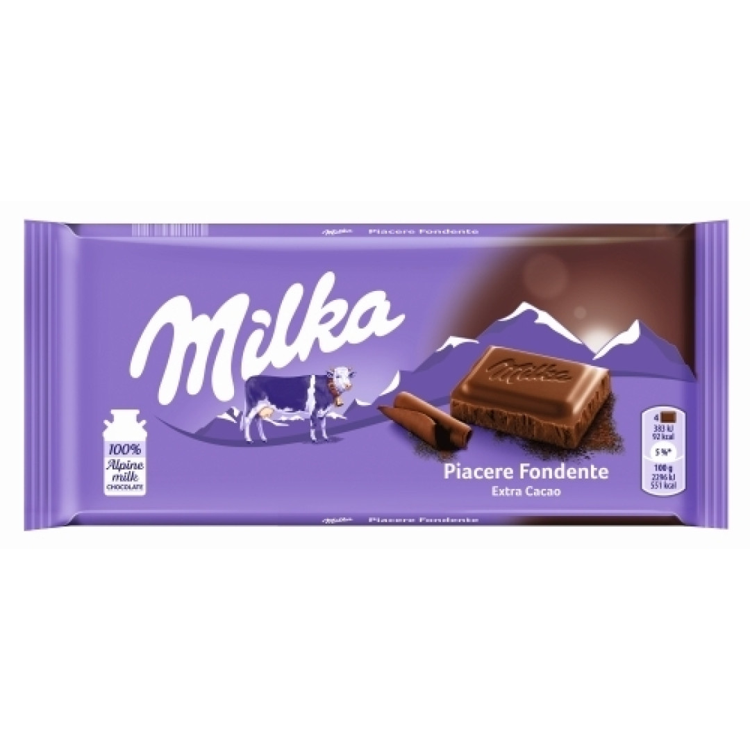 Detalhes do produto Choc Milka Extra 45% 100Gr Cocoa