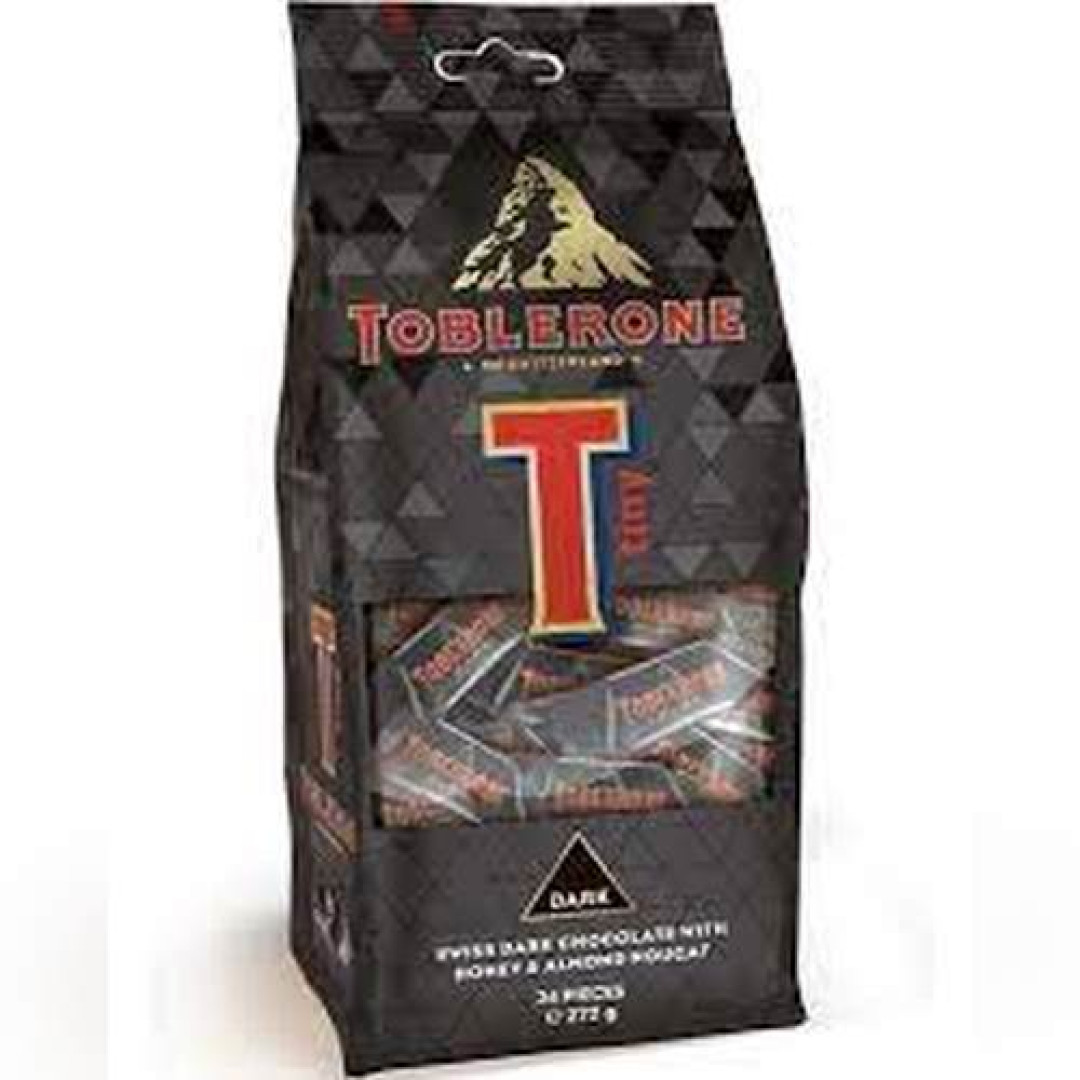 Detalhes do produto Choc Toblerone Tiny 272Gr Alpha Candies Dark