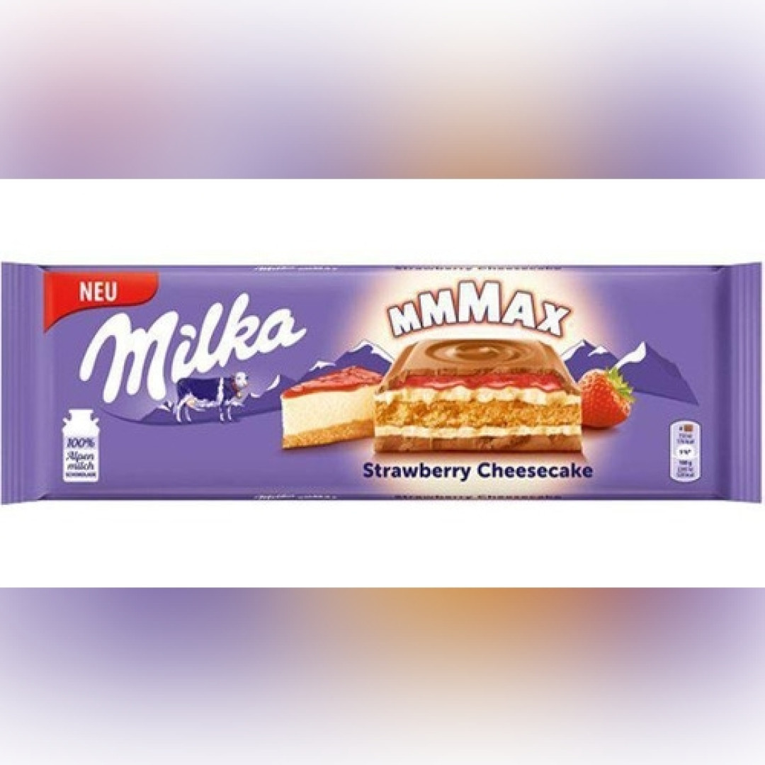 Detalhes do produto Choc Milka Cheesecake Mmmax 300Gr Morango