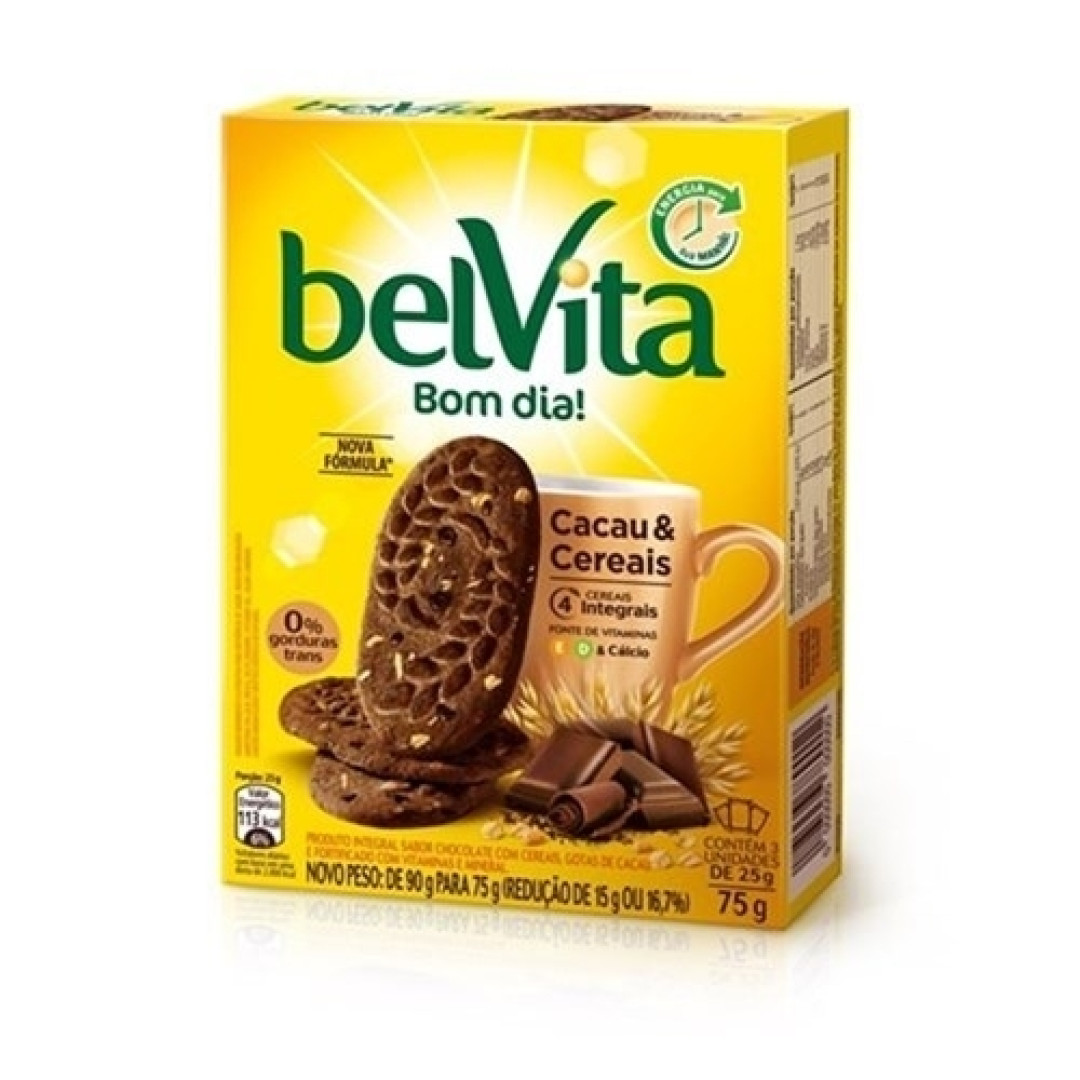 Detalhes do produto Bisc Belvita Dp 03X25Gr Kraft Cacau.cereais