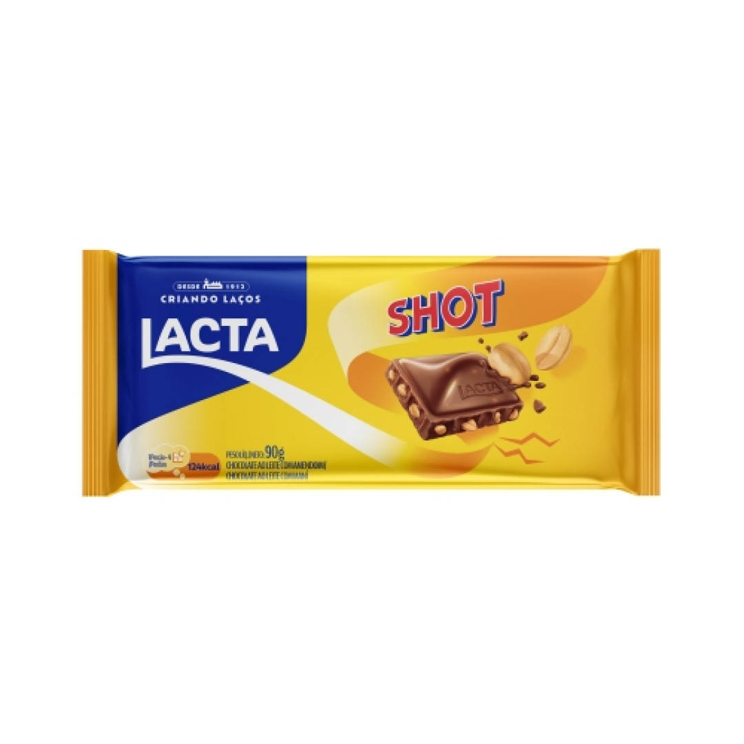 Detalhes do produto Choc Shot 90Gr Lacta Choc Amendoim