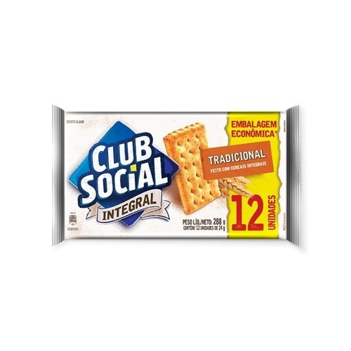Detalhes do produto Bisc Club Social Pc 288Gr Nabisco Integral