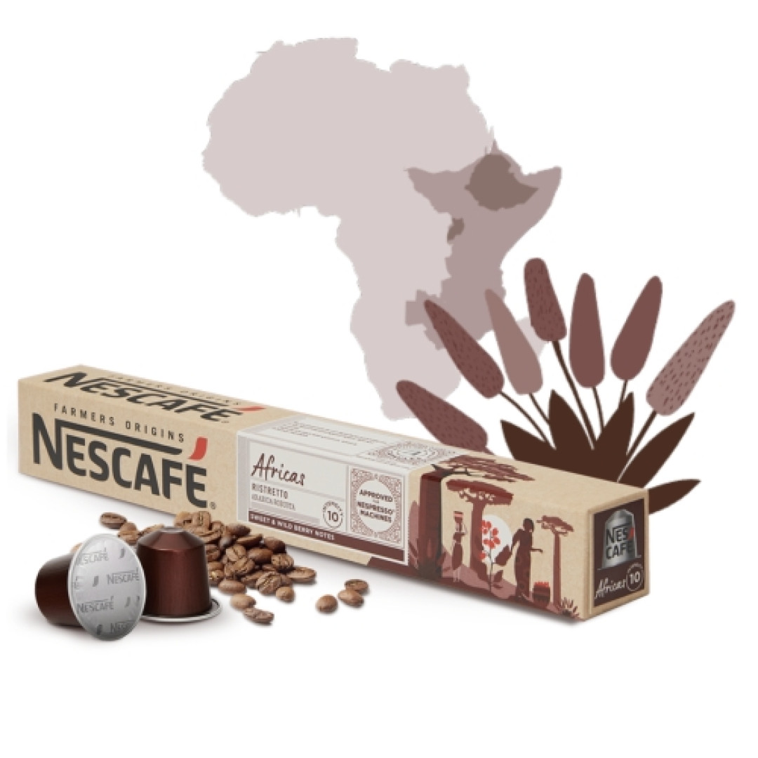 Detalhes do produto Cafe Africas Capsula 10Un Nescafe Espresso