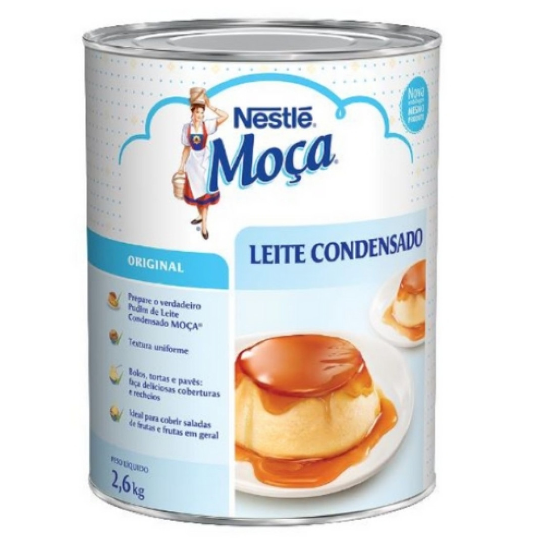 Detalhes do produto Leite Condensado Moca Lt 2,6Kg Nestle Integral