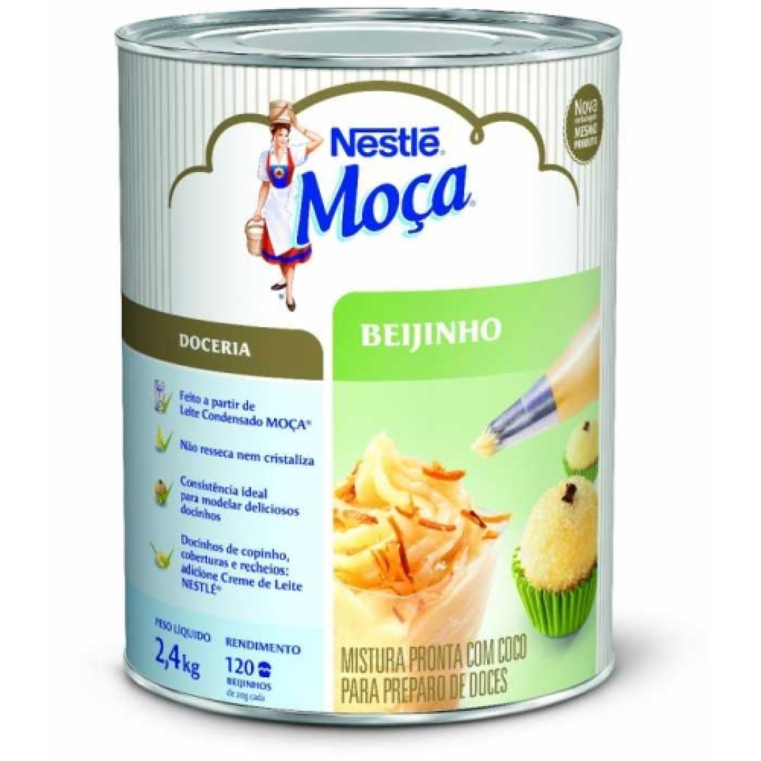 Detalhes do produto Beijinho Moca Lt 2,4Kg Nestle Beijinho