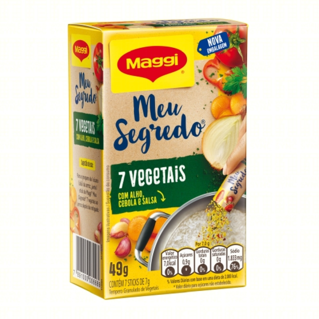Detalhes do produto Tempero Maggi Meu Segredo 49Gr Nestle Alho.ceb.salsa