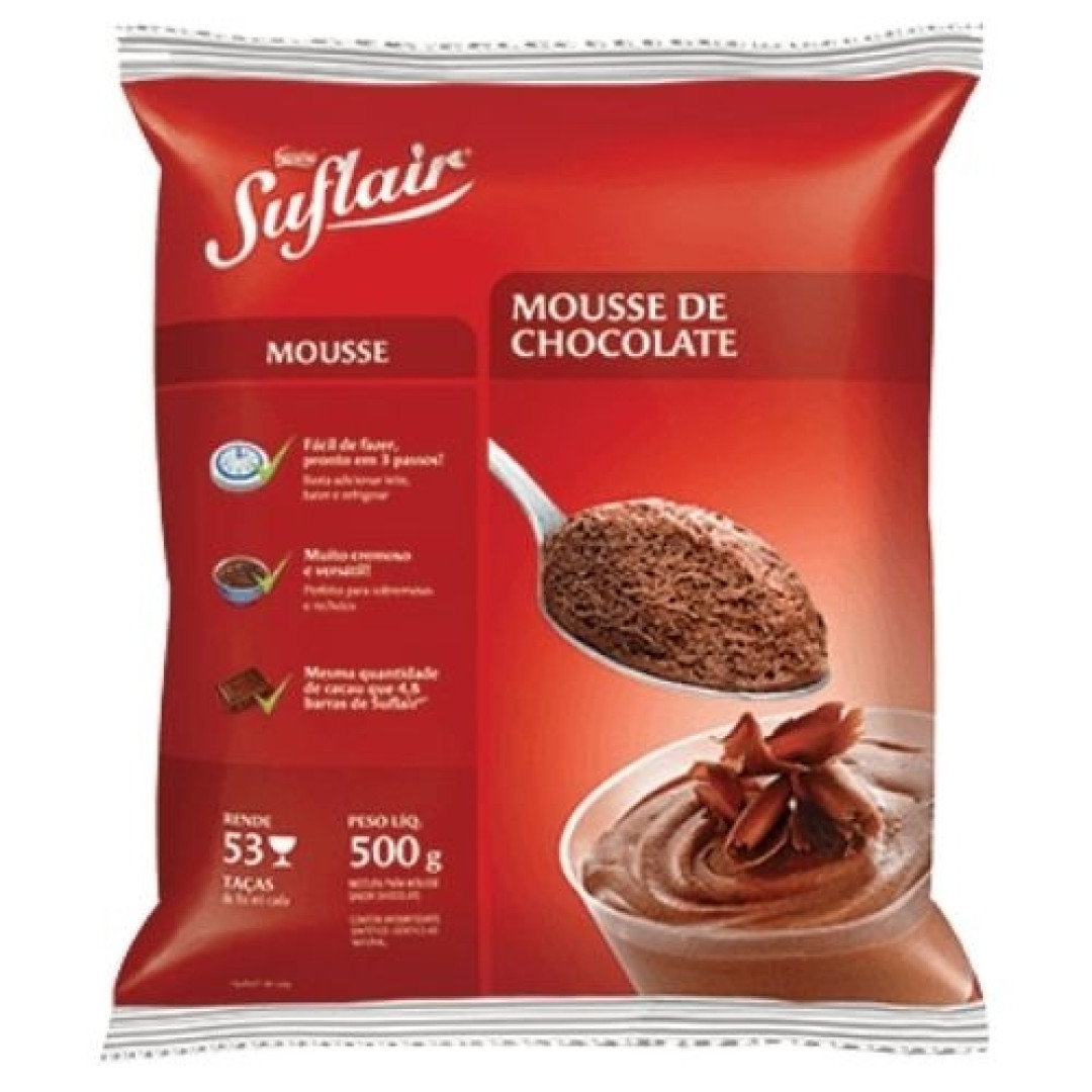 Detalhes do produto Sobremesa Mousse Suflair 500Gr Nestle Leite