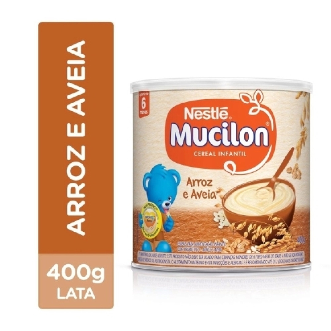 Detalhes do produto Cereal Mucilon 400R Nestle Arroz.aveia