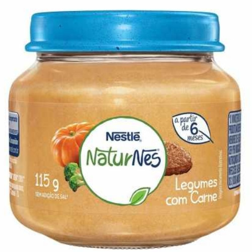 Detalhes do produto Papinha Naturnes Sem Sal 115Gr Nestle Carne.legumes