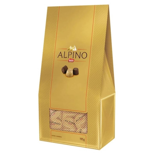 Detalhes do produto Bombom Alpino 15X13Gr (195Gr) Nestle Chocolate