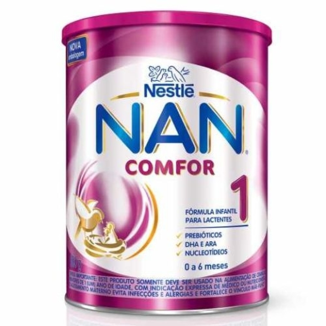 Detalhes do produto Compost Lacteo Nan Comfor 1 800Gr Nestle .