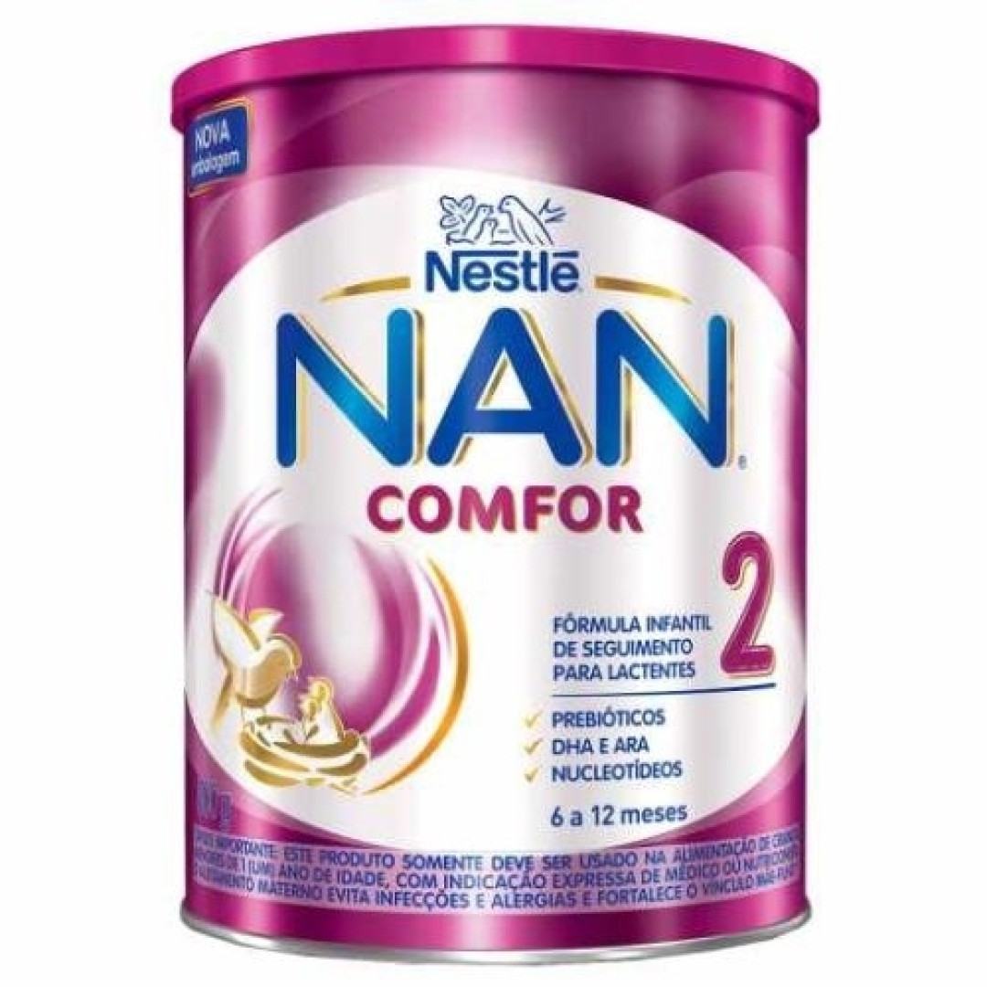 Detalhes do produto Compost Lacteo Nan Comfor 2 800Gr Nestle .