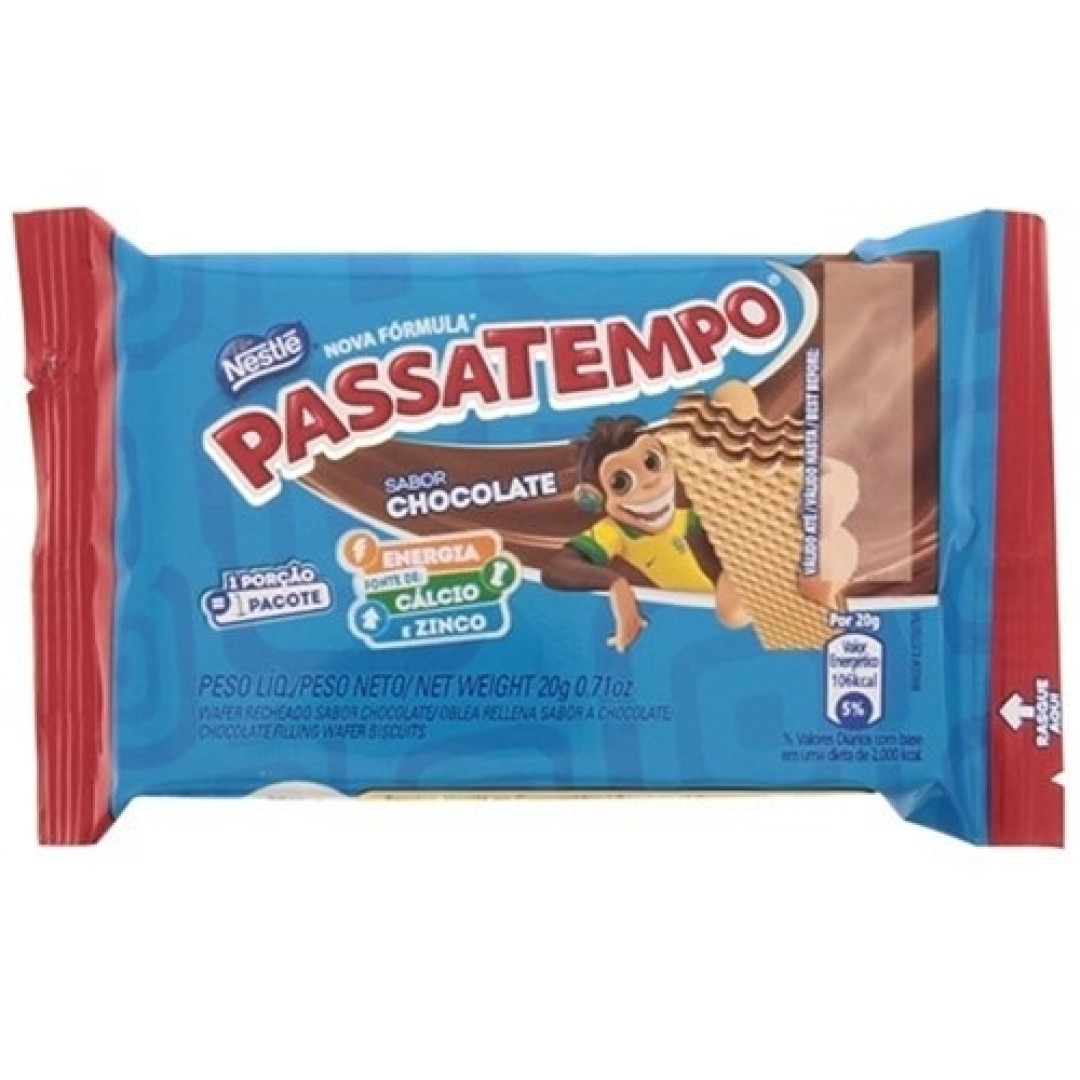Detalhes do produto Bisc Wafer Mini Passatempo 28X20G Nestle Chocolate