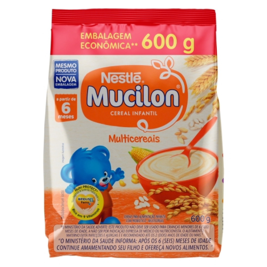 Detalhes do produto Cereal Mucilon 600Gr Nestle Multicereais