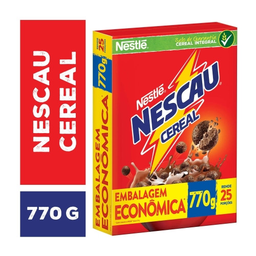 Detalhes do produto Cereal Nescau 770Gr Nestle Chocolate