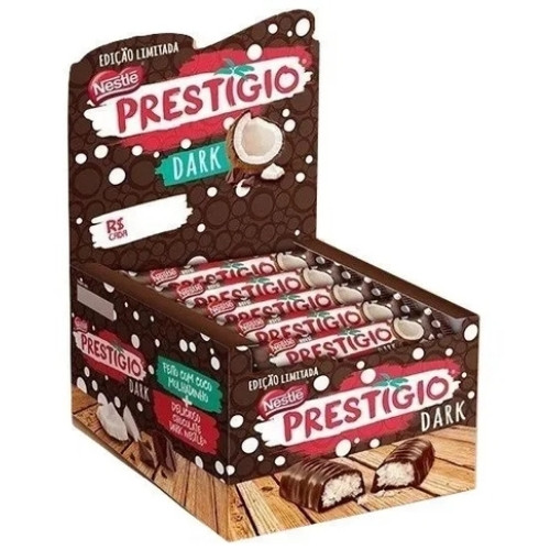 Detalhes do produto Choc Prestigio Dark 30X33Gr Nestle Coco