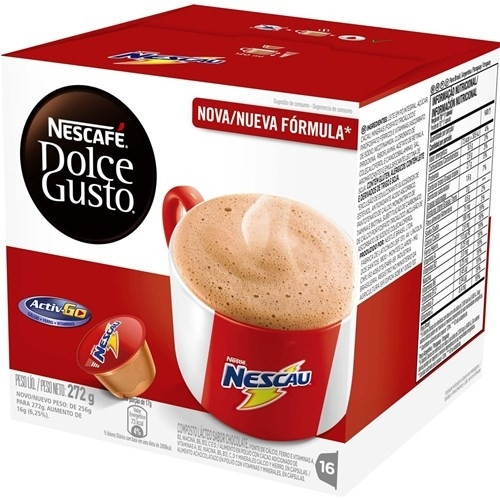 Detalhes do produto Cafe Dolce Gusto Capsula 16Un Nescafe Nescau