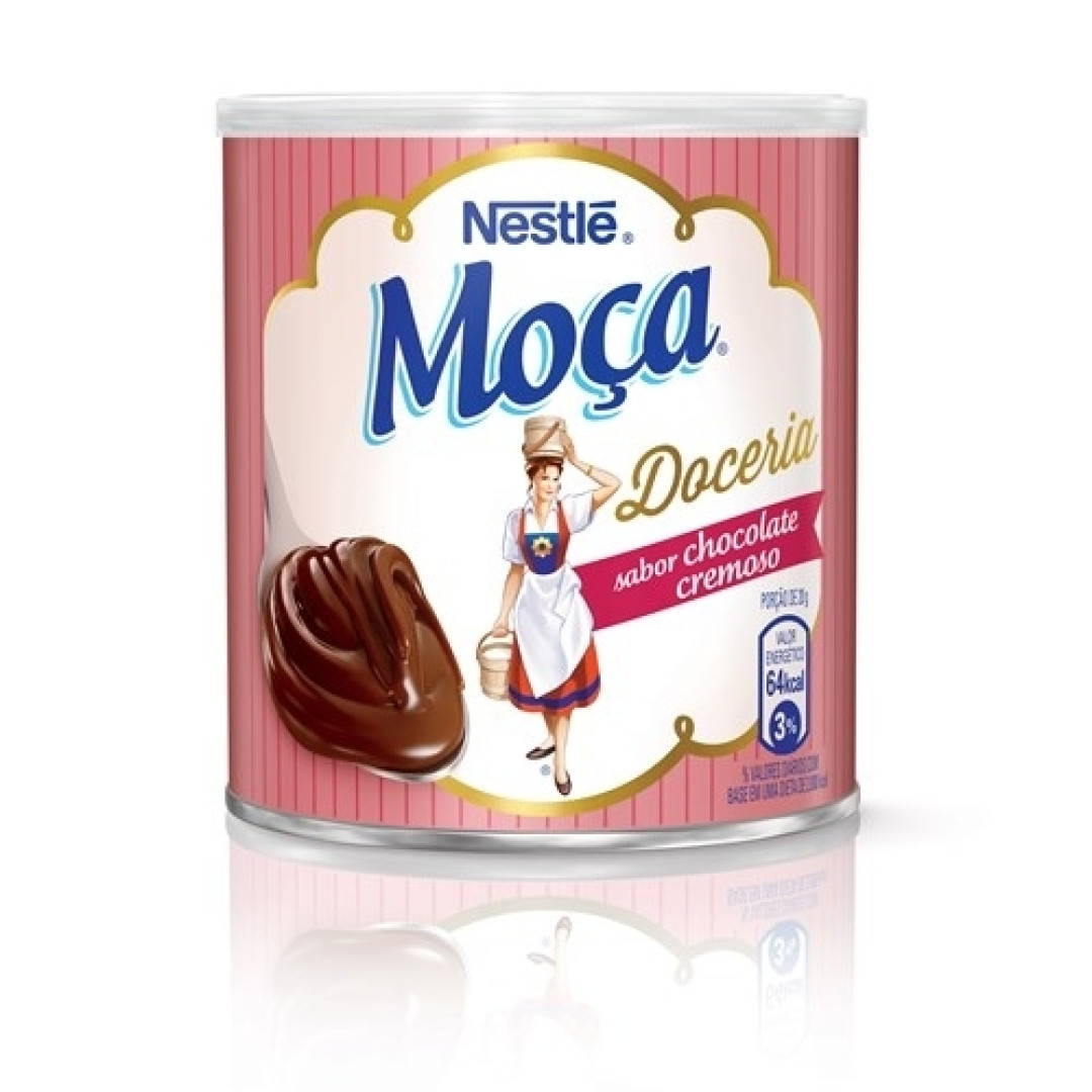 Detalhes do produto Recheio Cremoso Moca Lata 380Gr Nestle Chocolate