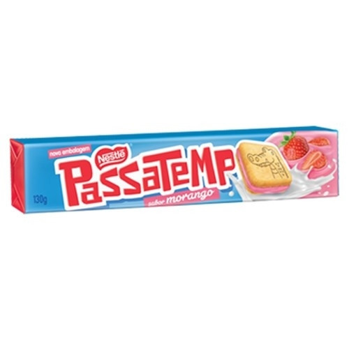 Detalhes do produto Bisc Rech Passatempo 130Gr Nestle Morango