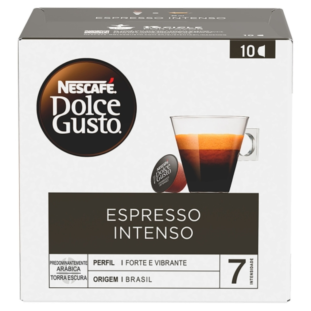 Detalhes do produto Cafe Dolce Gusto Capsula 10Un Nescafe Espresso Intens