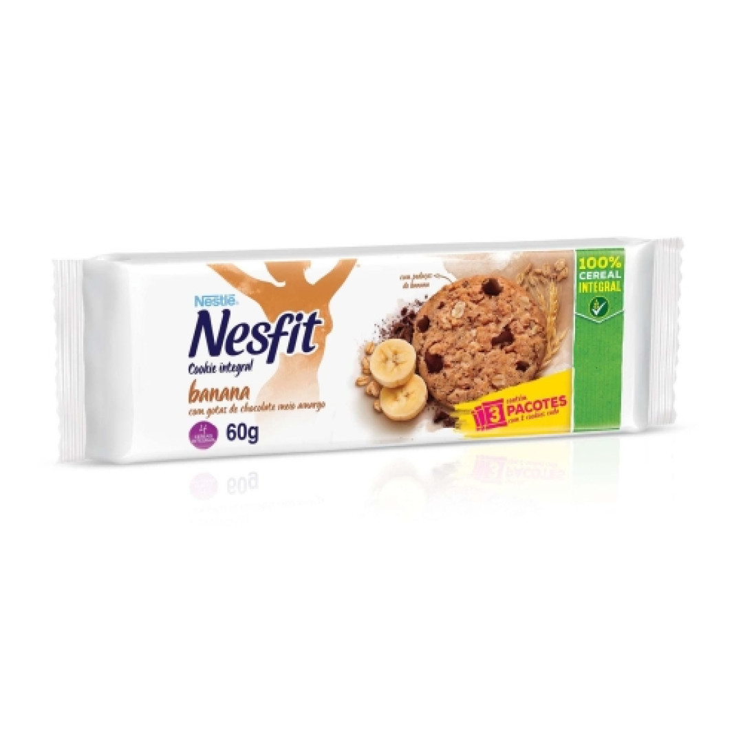 Detalhes do produto Bisc Cookies Integral Nesfit 60Gr Nestle Banana