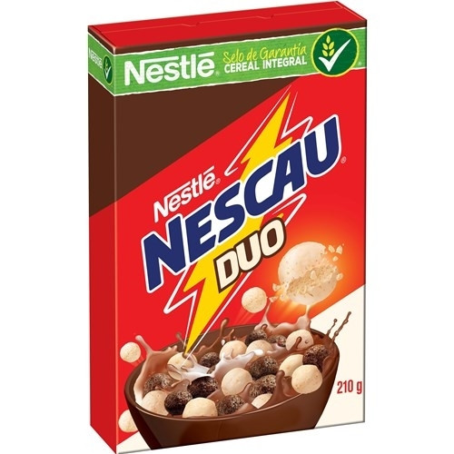 Detalhes do produto Cereal Nescau Duo 210Gr Nestle Choc.choc Bco