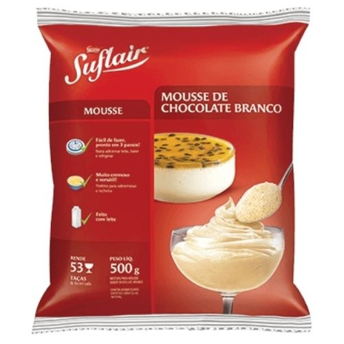 Detalhes do produto Mistura Mousse Suflair 500Gr Nestle Choc Bco