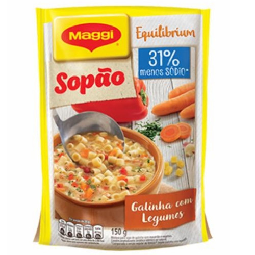 Detalhes do produto Sopao Maggi Menos Sodio 150Gr Nestle Galinha