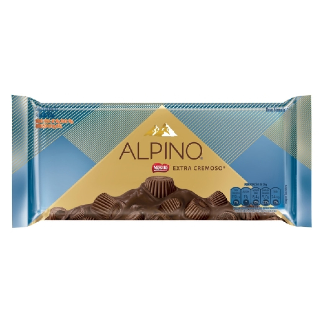 Detalhes do produto Choc Alpino Extra Cremoso 90Gr Nestle Ao Leite
