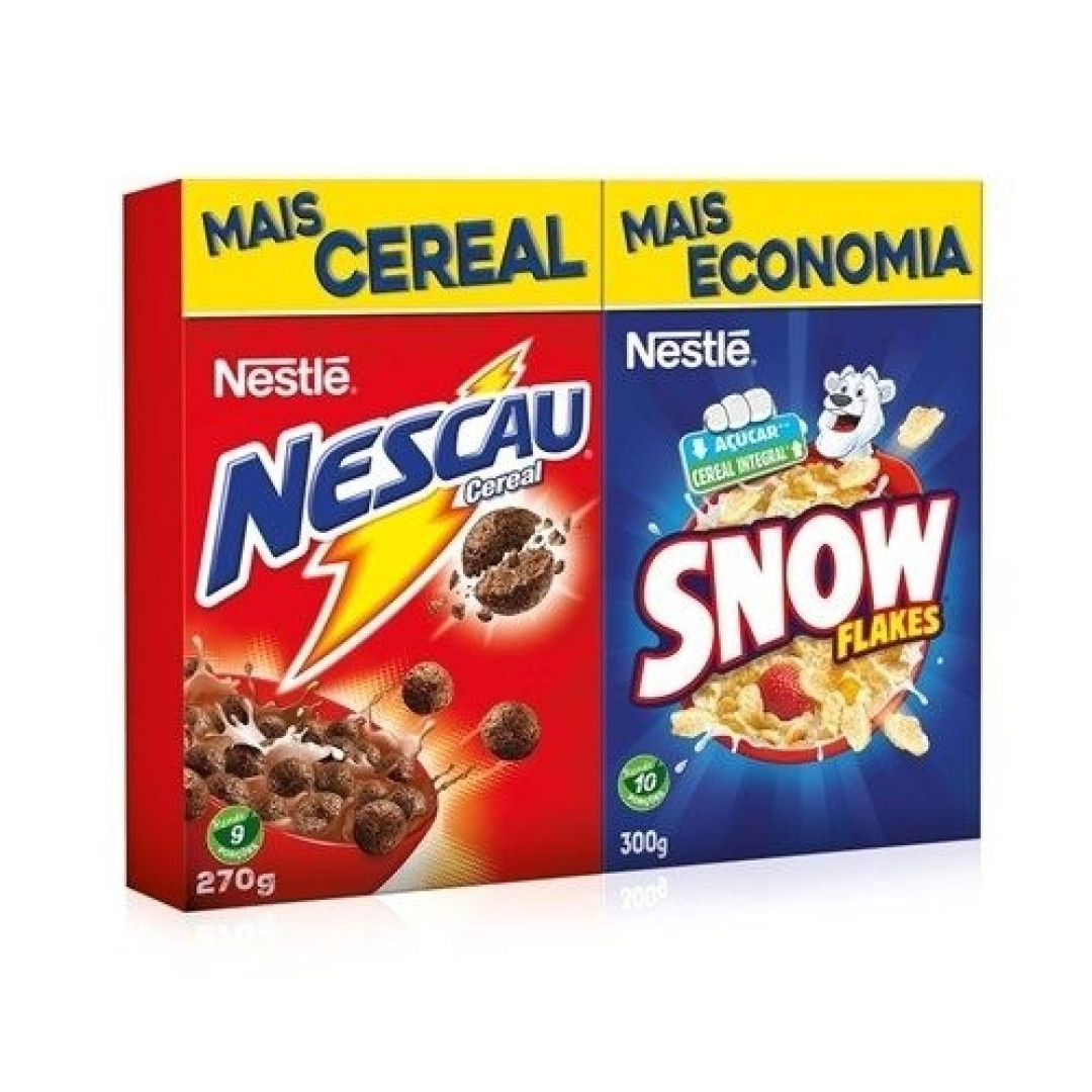 Detalhes do produto Cereal Nescau 210Gr / Snow 300Gr Nestle .