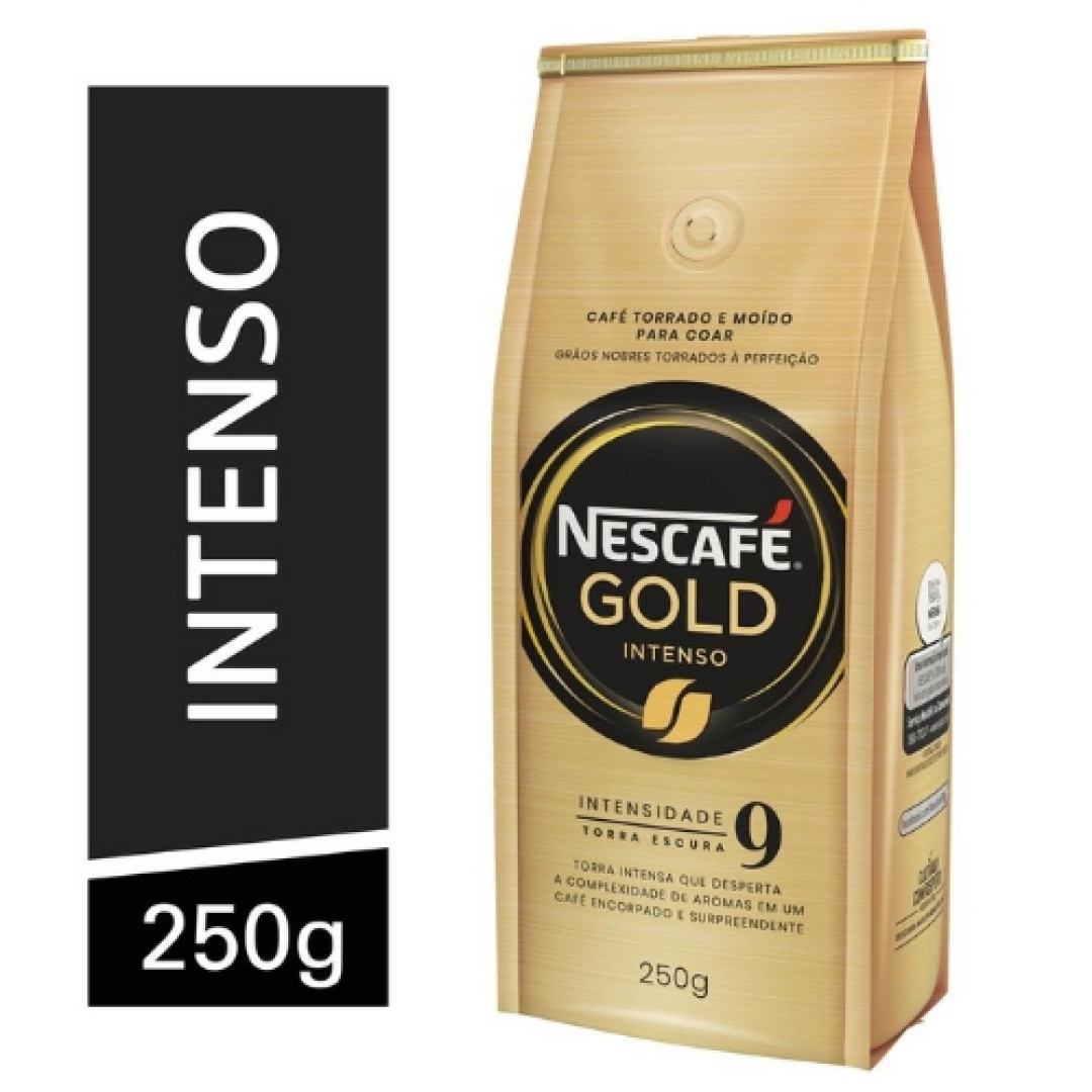 Detalhes do produto Cafe Torrad Nescafe Gold Pc 250Gr Nestle Intenso