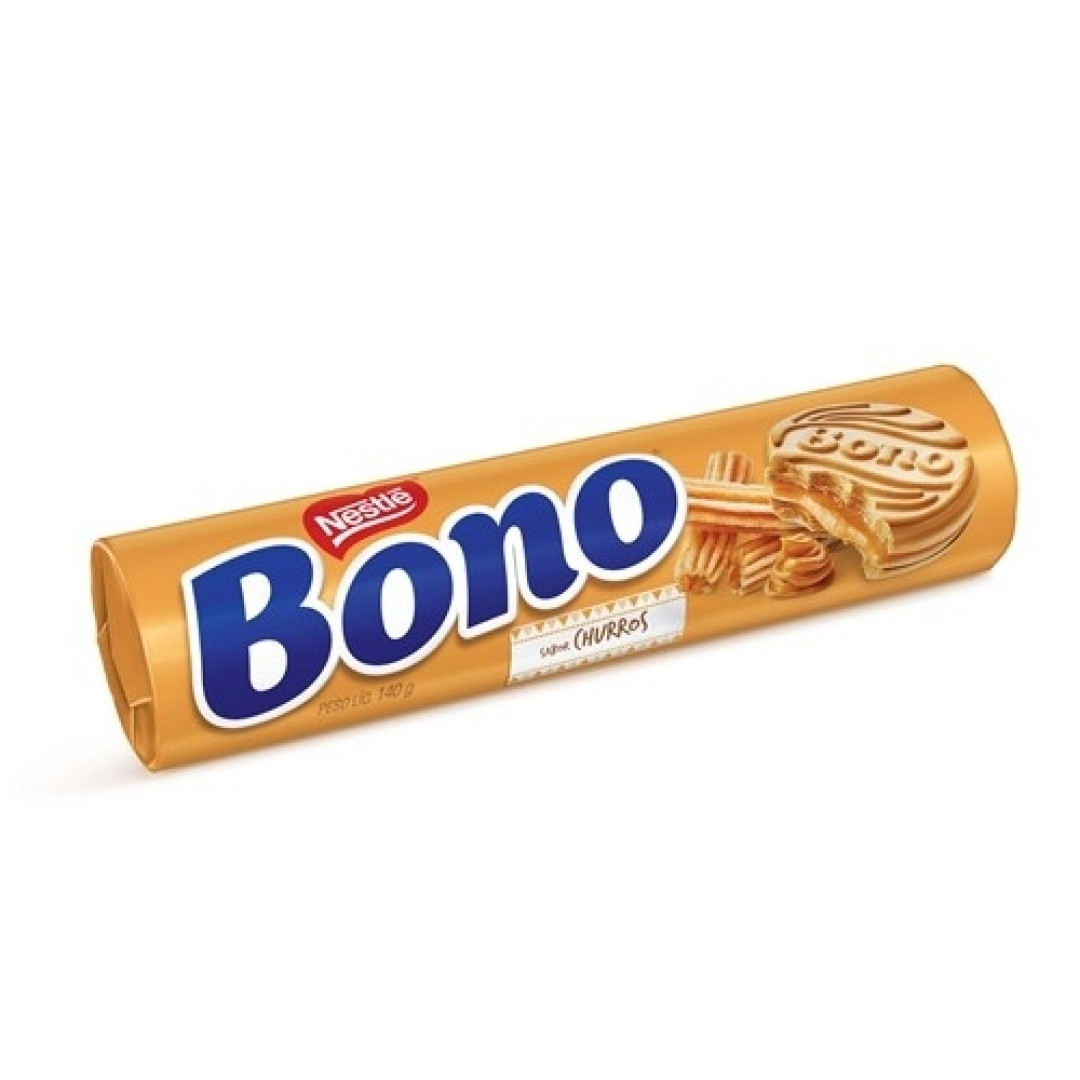 Detalhes do produto Bisc Rech Bono 140Gr Nestle Churros