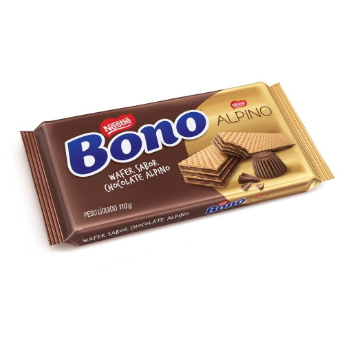 Detalhes do produto Bisc Wafer Bono Alpino 110Gr Nestle Chocolate