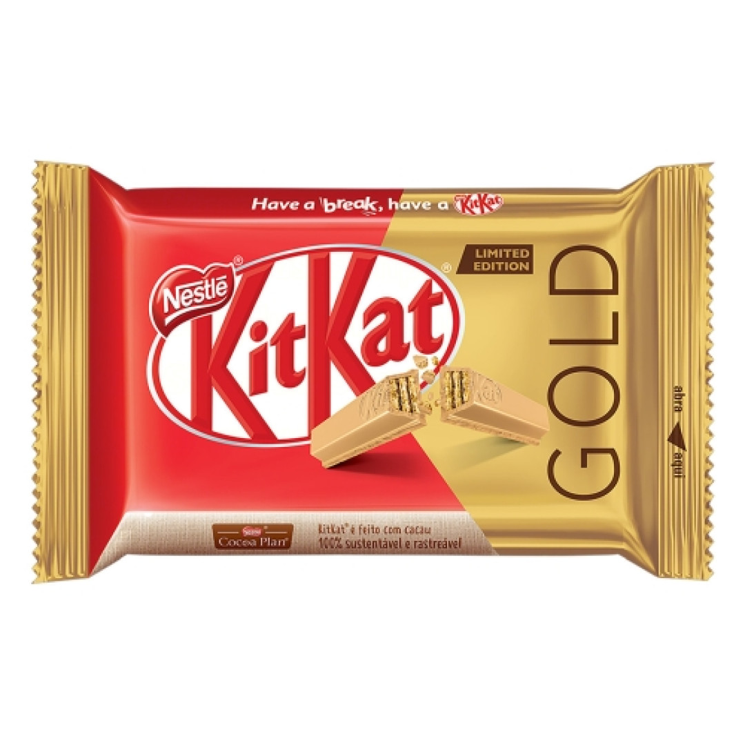 Detalhes do produto Choc Kit Kat 41,5Gr Nestle Gold