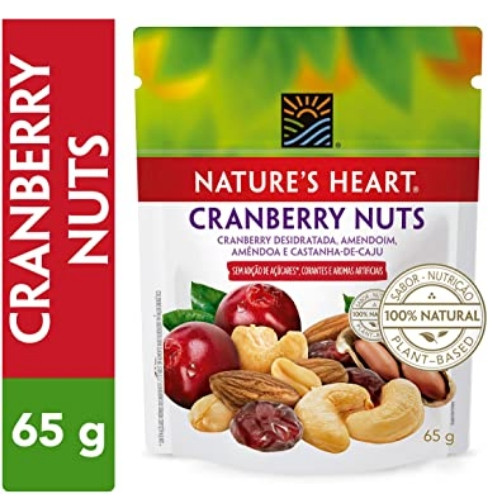 Detalhes do produto Mix Natures Heart 65Gr Nestle Cranberry