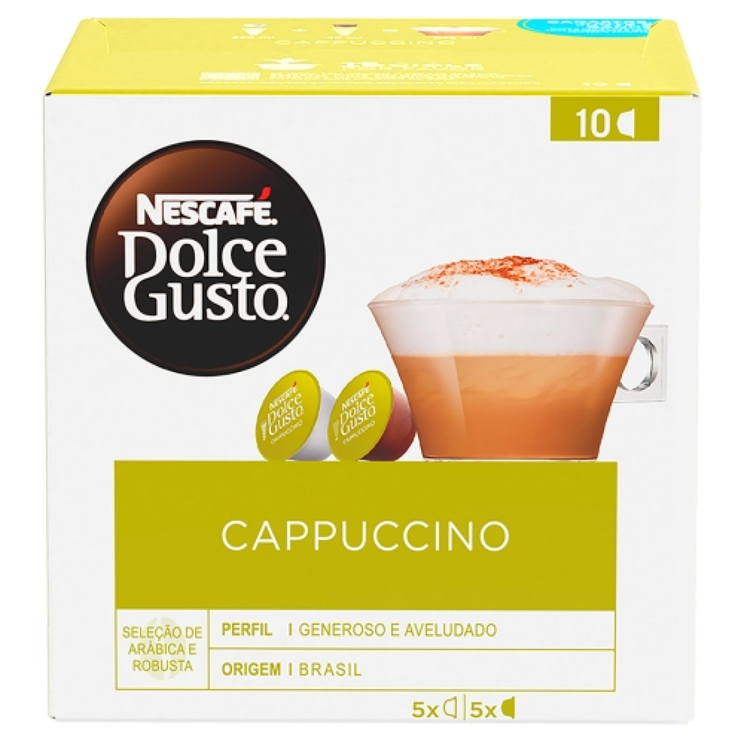 Detalhes do produto Cafe Dolce Gusto Capsula 10Un Nescafe Cappuccino