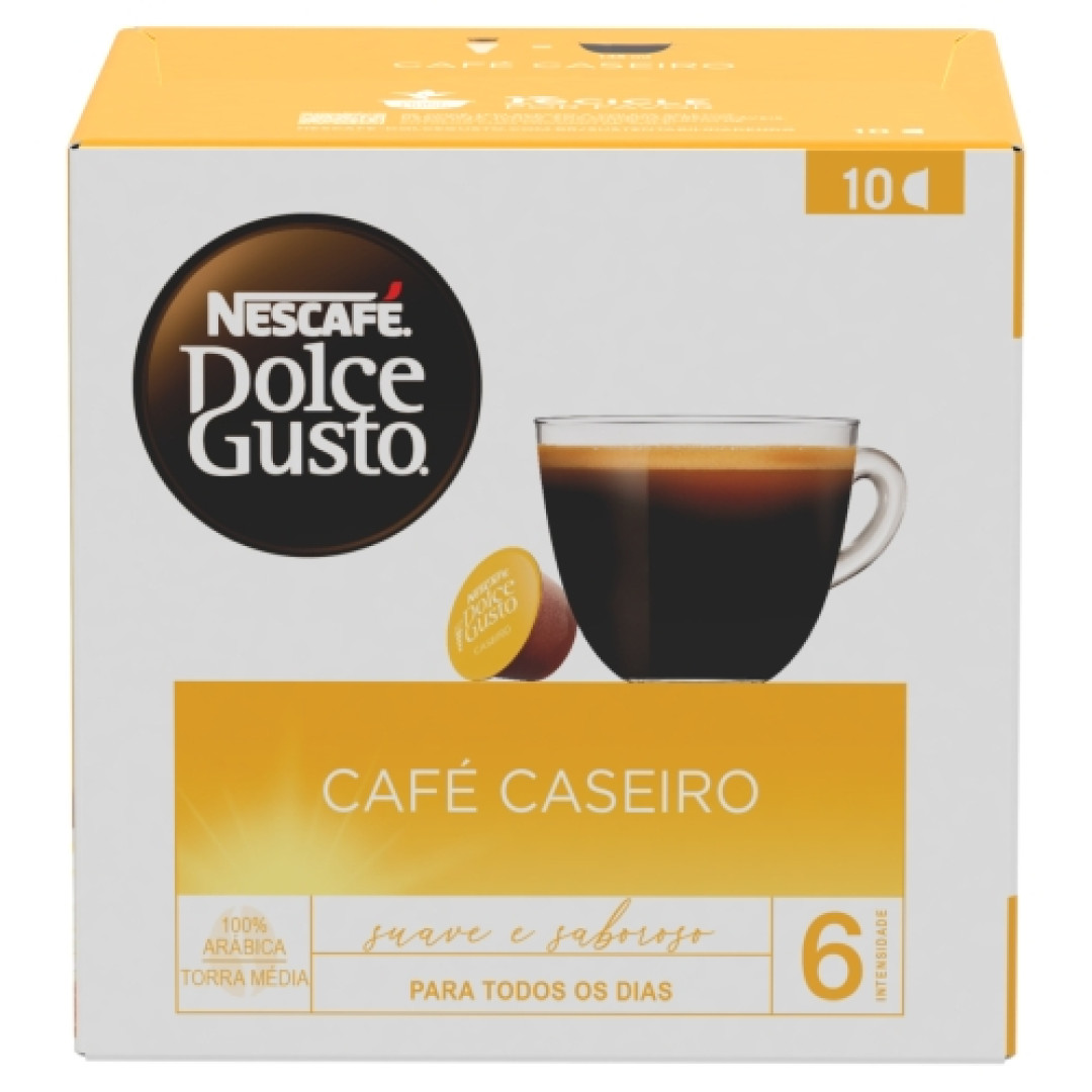 Detalhes do produto Cafe Dolce Gusto Capsula 10Un Nescafe Cafe Caseiro