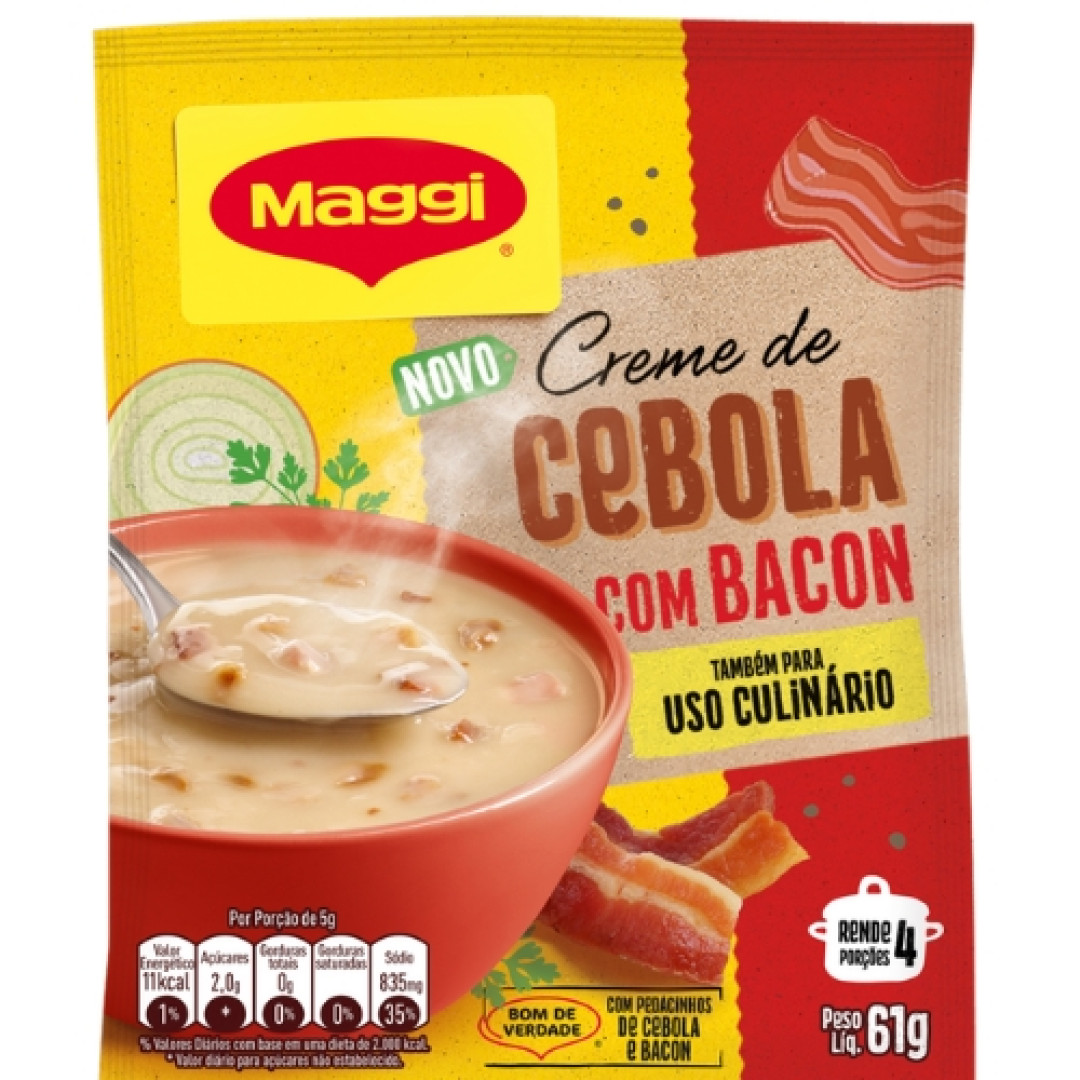 Detalhes do produto Creme Cebola Maggi 61Gr Nestle Bacon