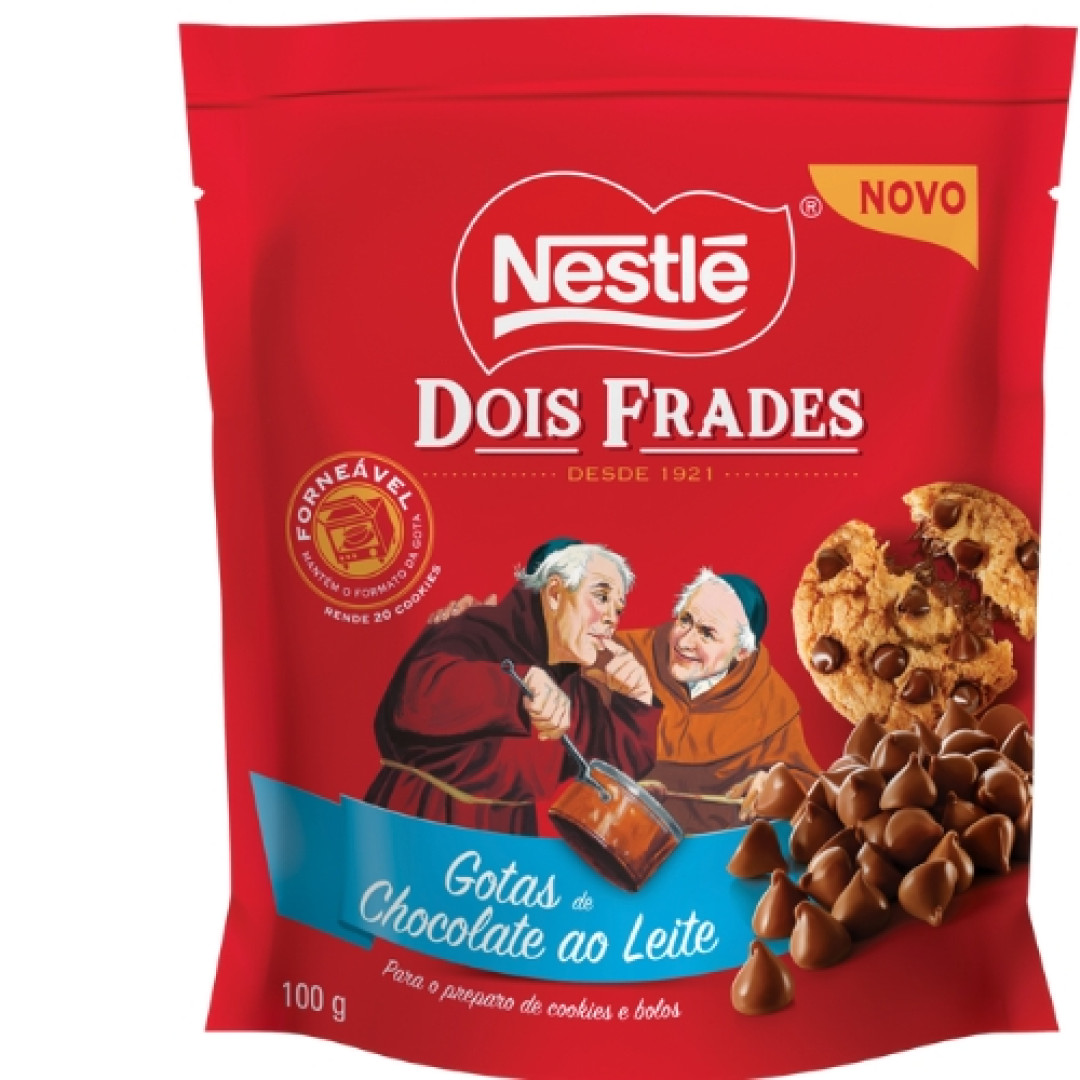 Detalhes do produto Gotas Choc Forn Dois Frades 100Gr Nestle Ao Leite