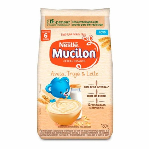 Detalhes do produto Cereal Mucilon 180Gr Nestle Multicereais