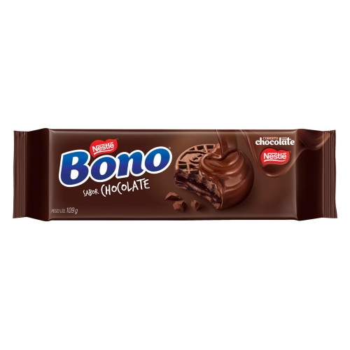 Detalhes do produto Bisc Rech Coberto Bono 109Gr Nestle Chocolate