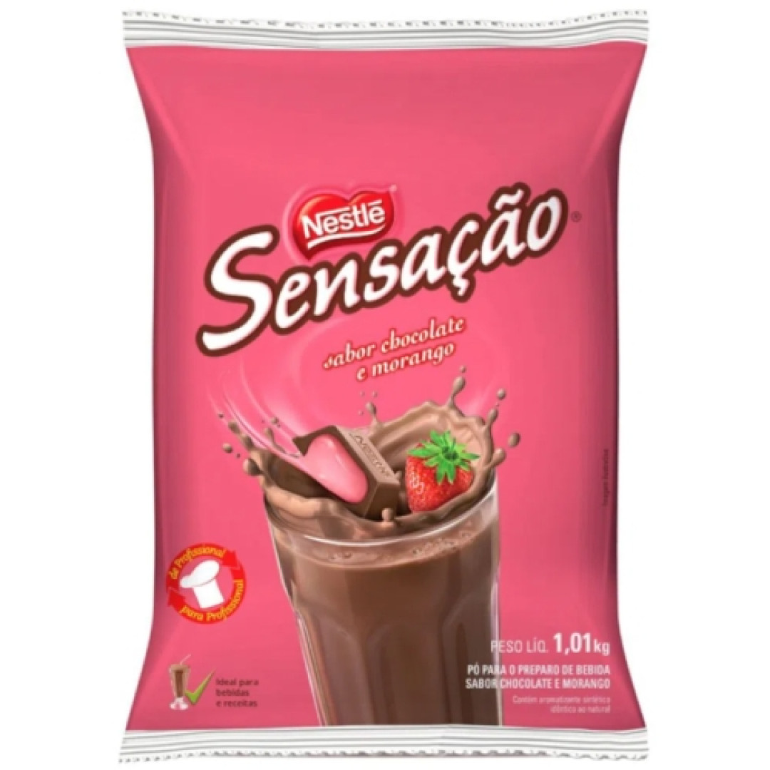 Detalhes do produto Achoc Po Sensacao 1,01Kg Nestle Choc.morango